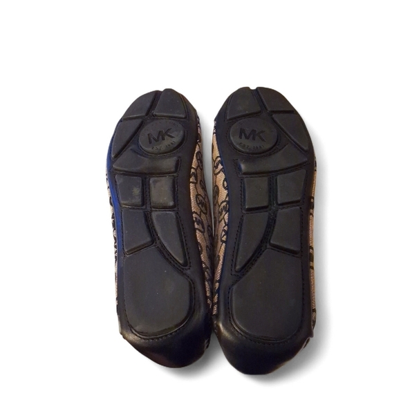 Michael Kors Fulton Moc Flats Monogram Jacquard Logo Loafers w/ Box - Picture 8 of 14
